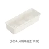Narrow-sized telescopic box with compartments