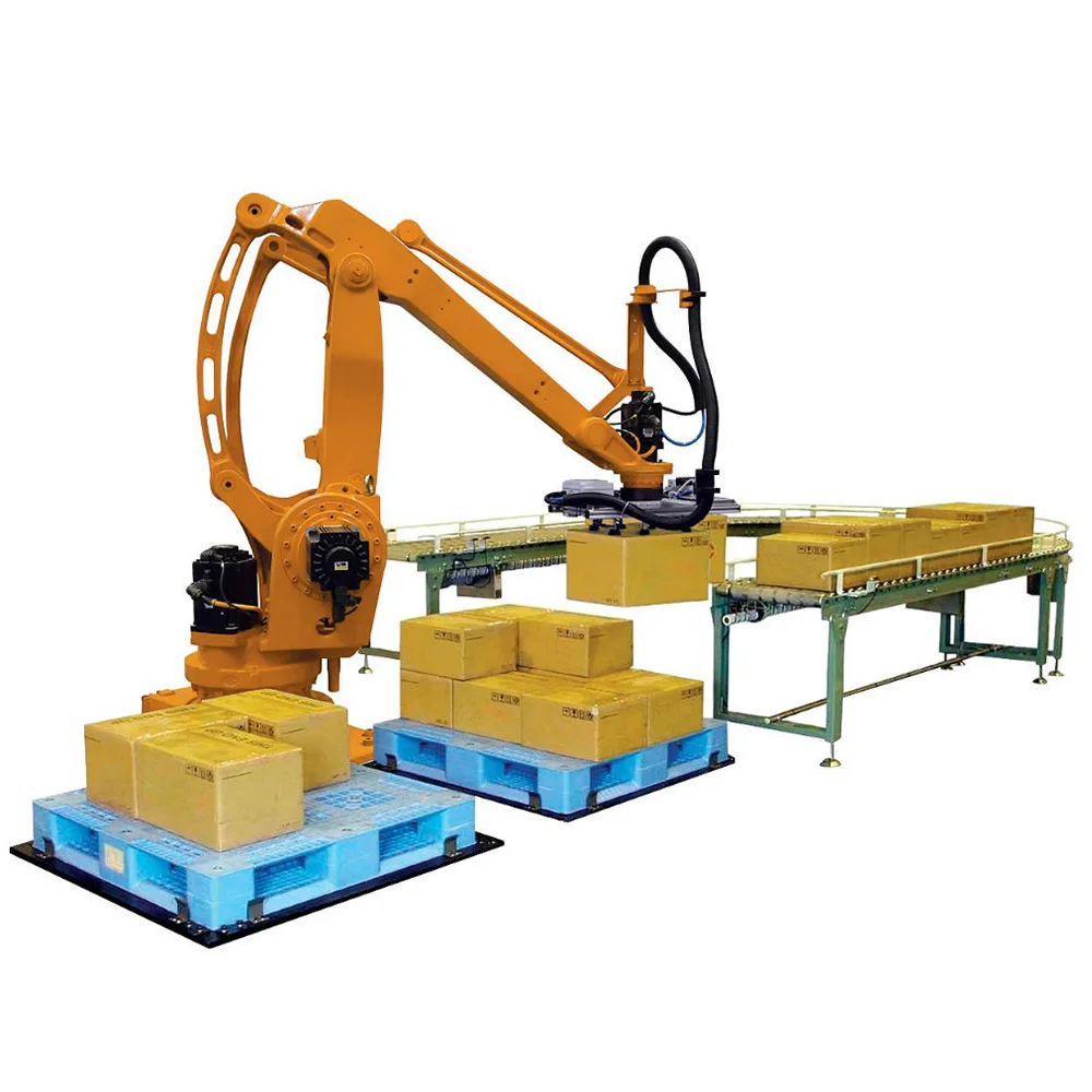 Fully Automatic Robot Palletizer for Pallet and Barrel Bag Carton case Tape
