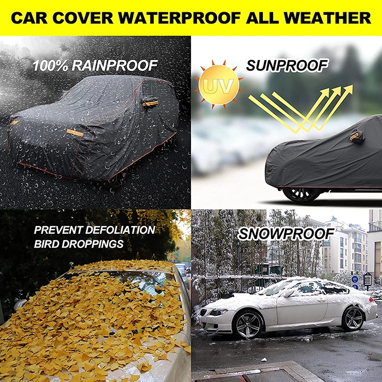 Wholesale Car Covers Exterior Waterproof Zipper Door Car Cover Outdoor