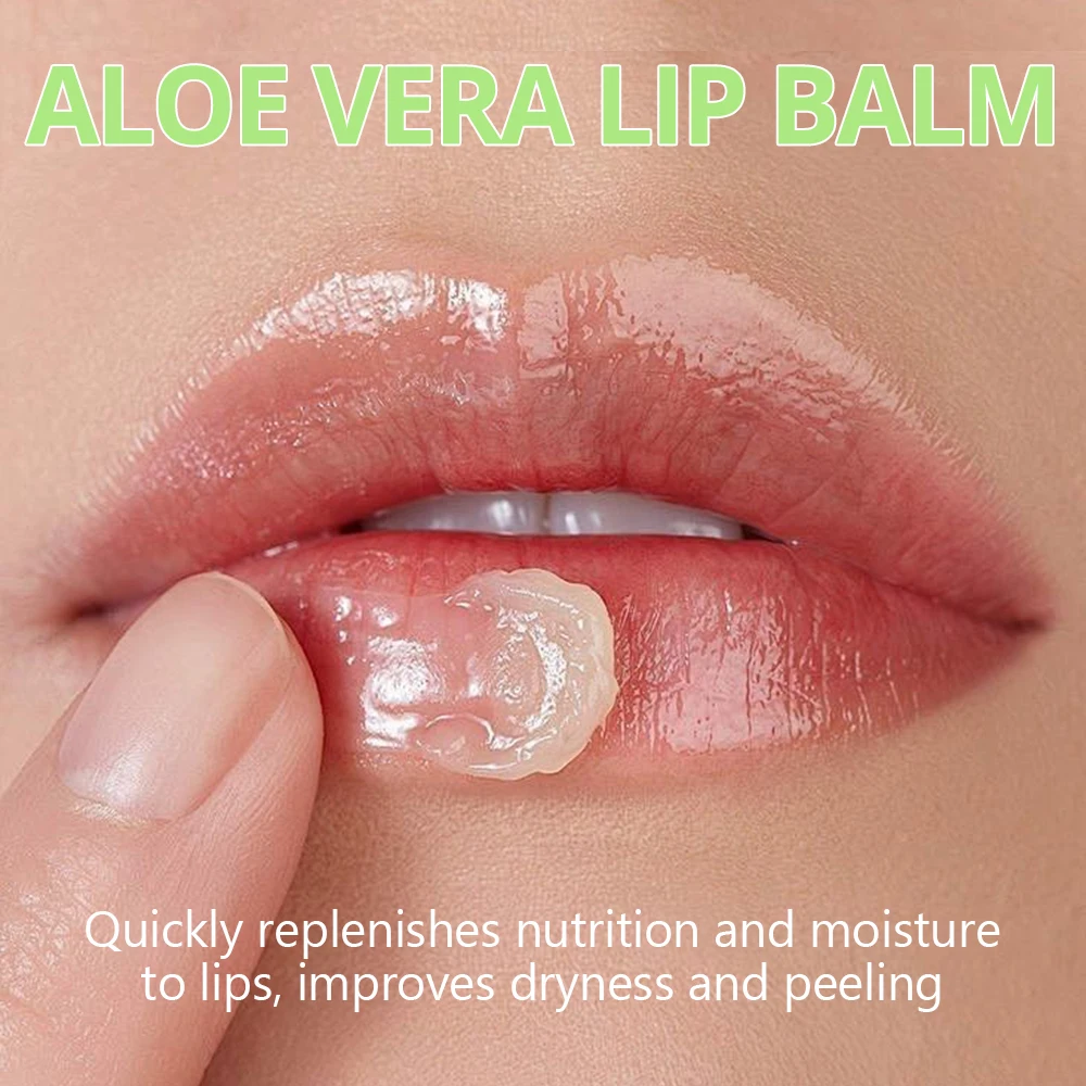 Natural Aloe Vera Lip Balm with Shea Butter - Nourishing Lip Care