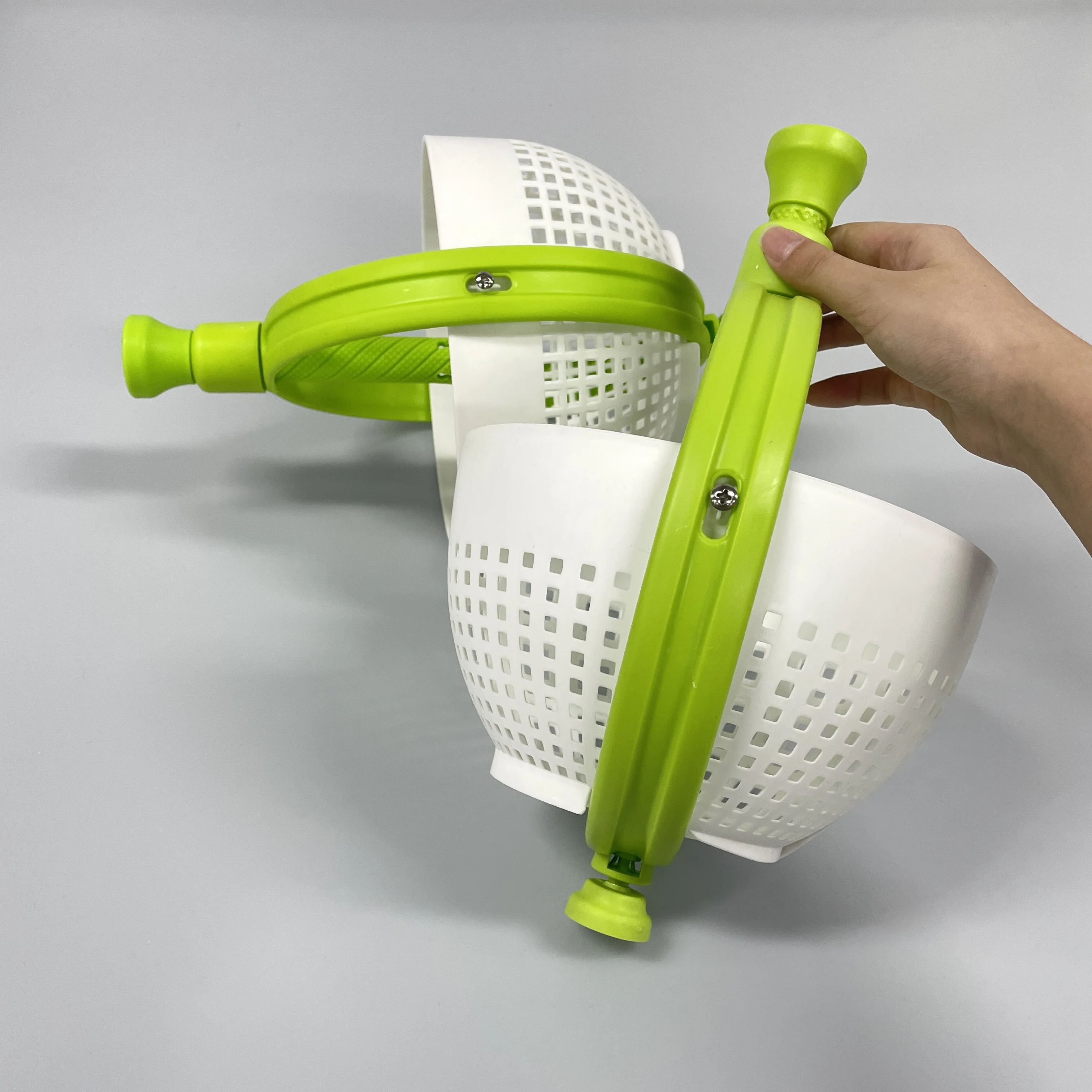 2.3L large salad spinner shrink pack salad spinner kitchen manual for hotel restaurant