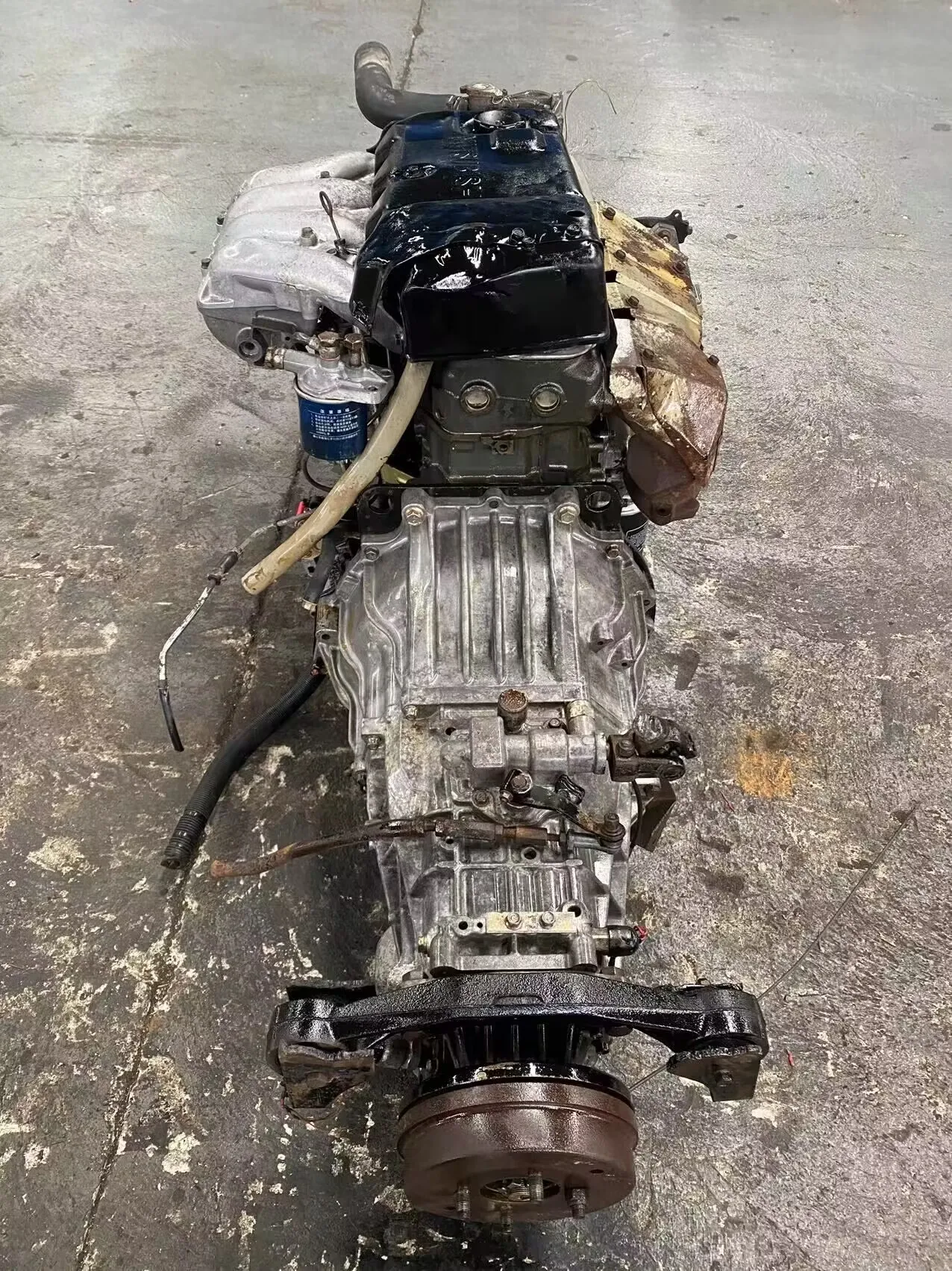 Japanese Original Used 4d33 Engine Assembly Wuth Gearbox For Mitsubishi ...