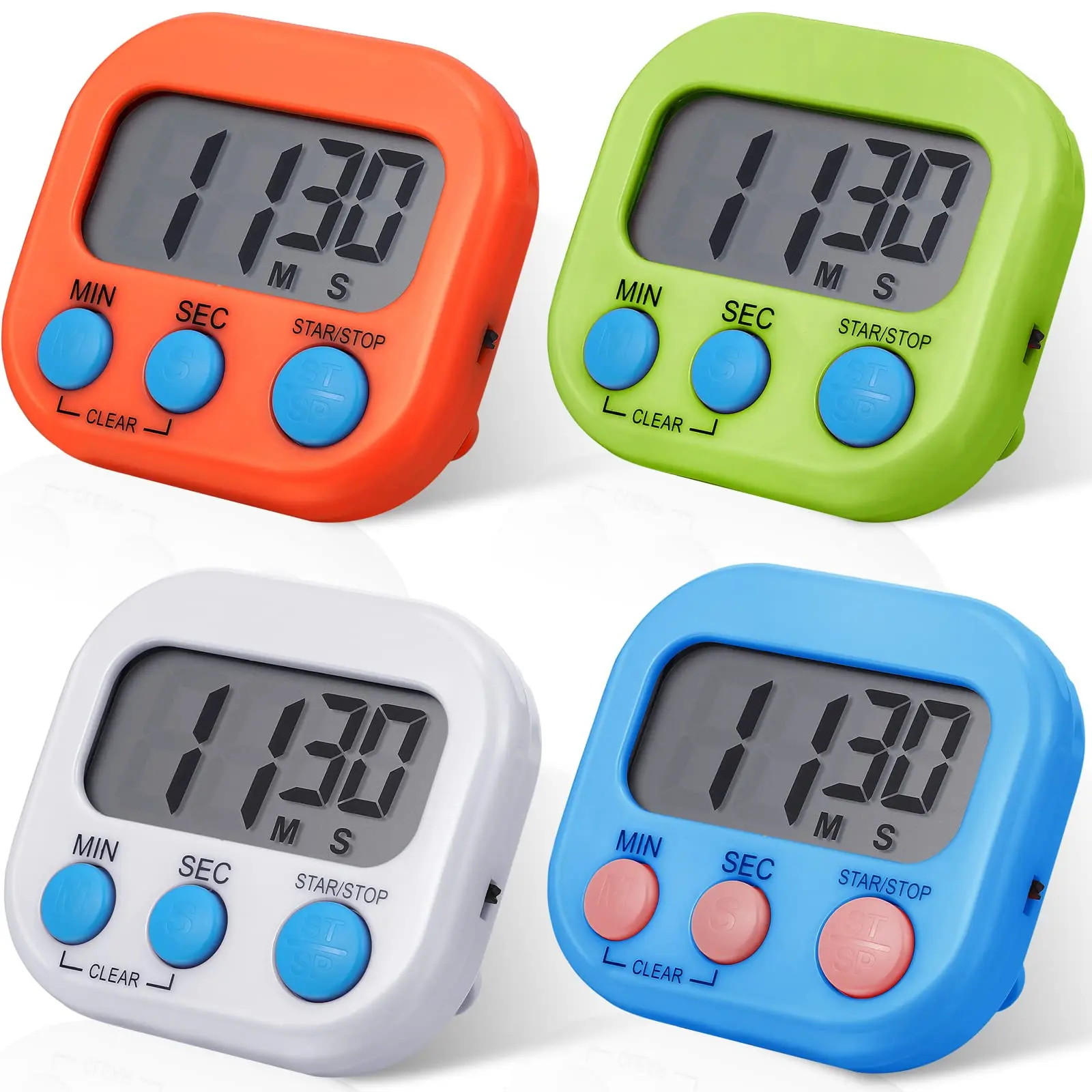 Timers,Classroom Timer For Kids Small Digital Kitchen Timer Magnetic ...