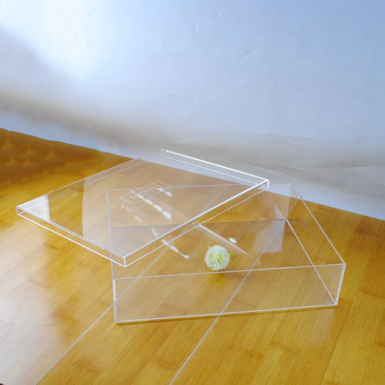 Plastic Boxes Small Clear Acrylic Rectangle Storage Box With Lid Buy