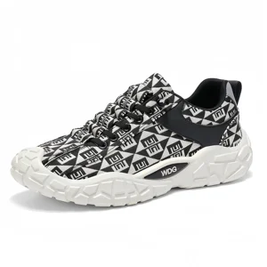Men's Sporty Casual Breathable Shoes Light Running Design with Lace-Up Closure Sizes 39-44 Mesh Lining Fashion Trend