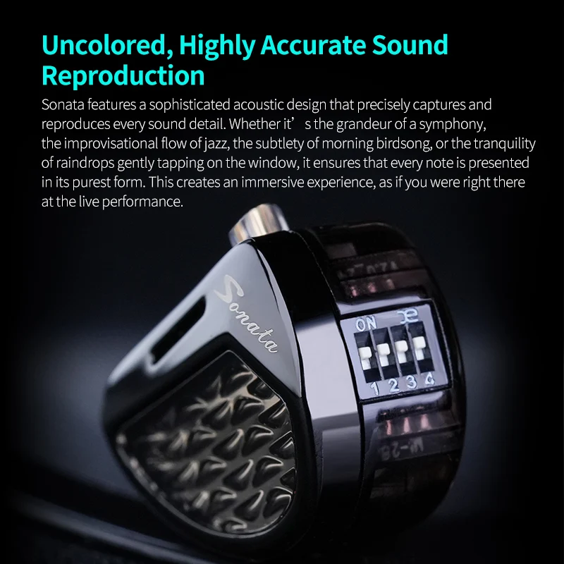 KZ Sonata 28BA Units HIFI Earphones - Tunable Gaming Earbuds