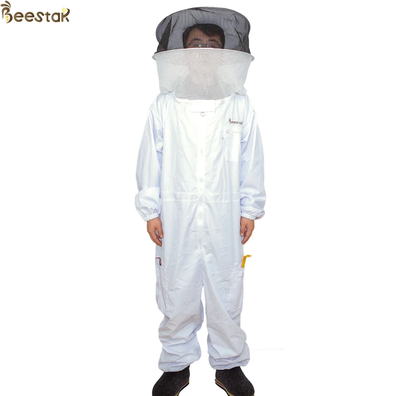 良質の円形のベールの蜂のジャケットの養蜂のスーツの蜂の看守の綿のスーツ