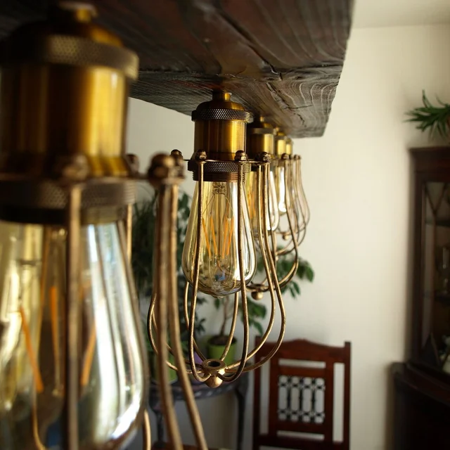 ST64 Retro Chandelier Decorative Bulb Creative Personality Nostalgic Lamps