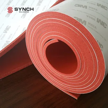 High Temperature Resistant Insulating Silicone Rubber Sheet 0.3 - 0.95g /  Cm3 Density