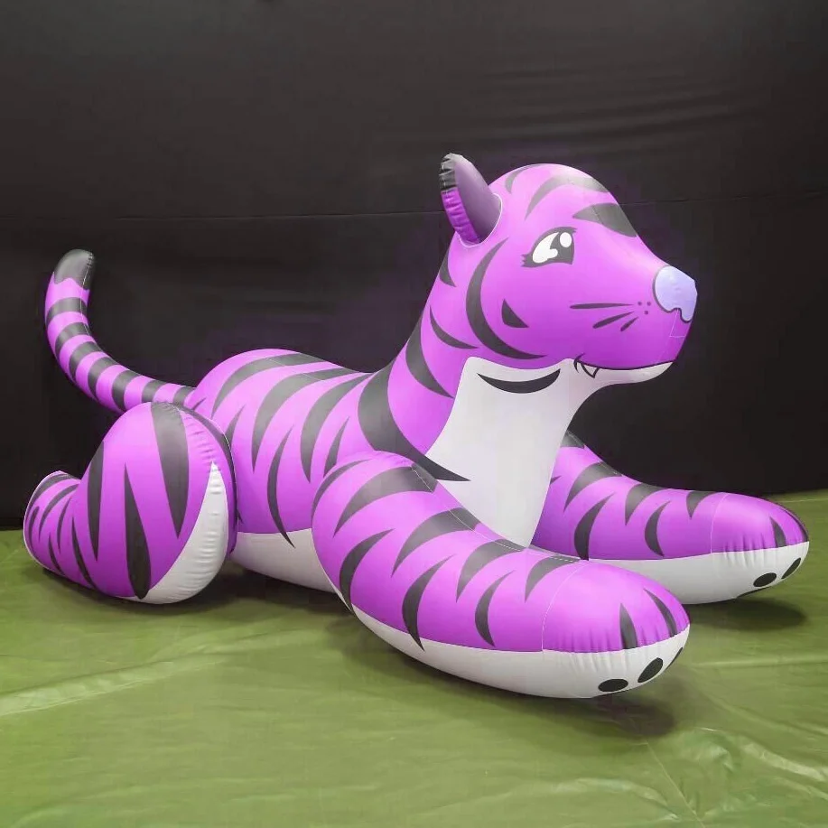 Design Big Inflatable tiger for Advertising Decoration