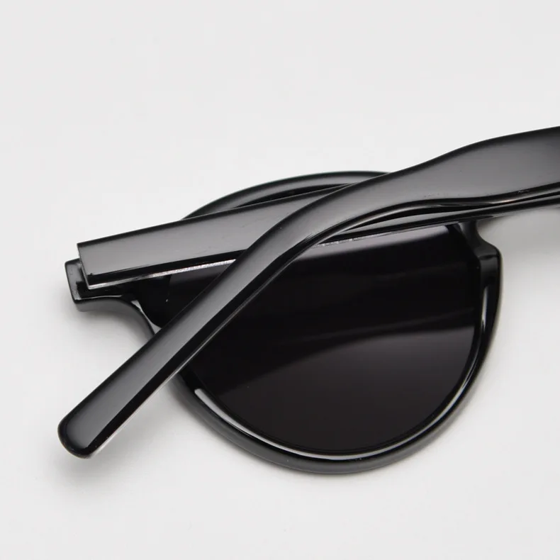 High Quality Trendy Accessories Shadde Handmade Round CP Frame Female Men Polarized Rivet Frame Sunglasses Unisex Dafas De Sol