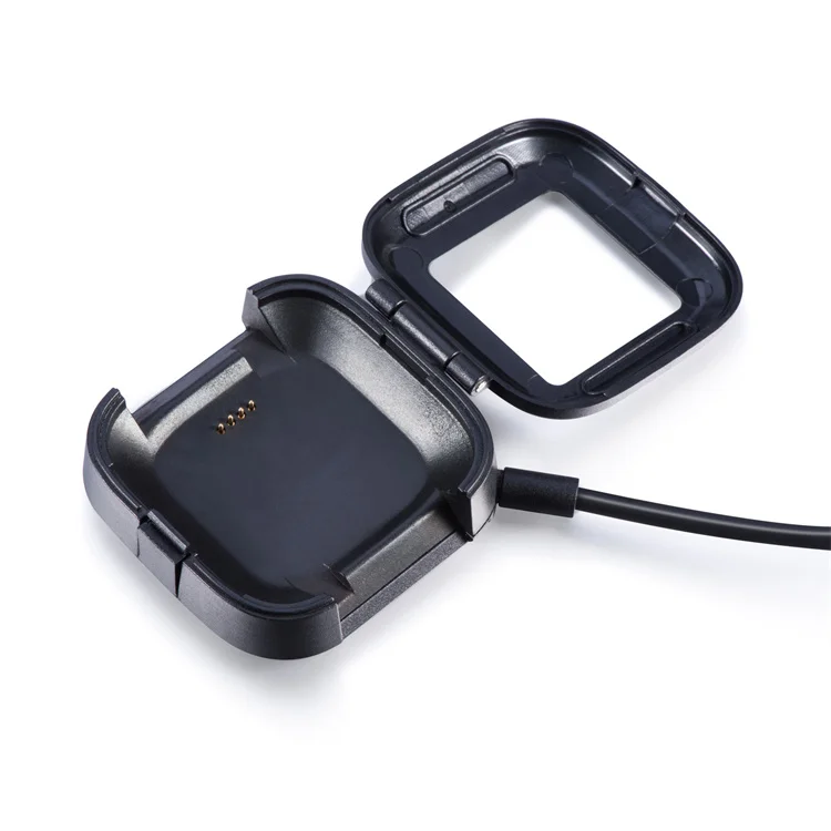 Charging Dock Stand with USB Fast Charging Cable Cord for Fitbit Versa 2 Smart Watch Charger
