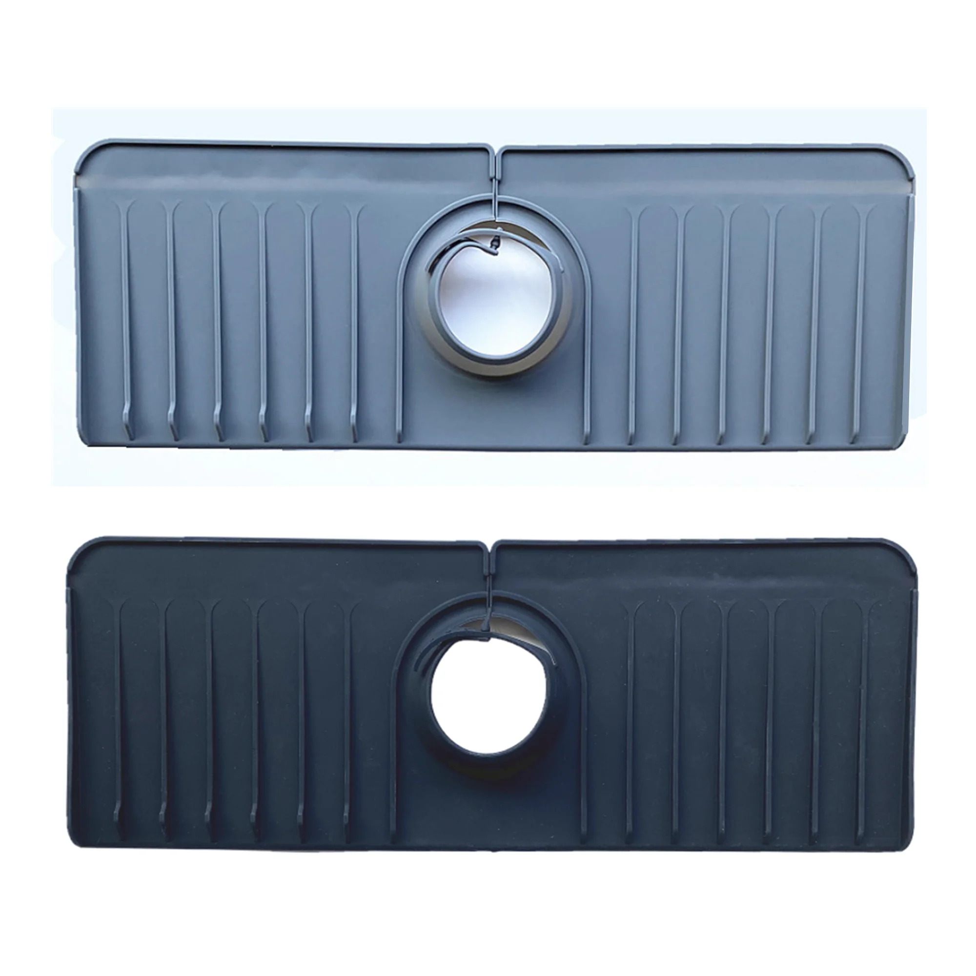 2022 защита от брызг на кухонную раковину в ванную комнату толстый силиконовый смеситель для раковины коврик