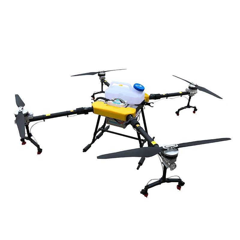 2022 New Arrival 12L 4-axis 12kg  professional agriculture drone sprayer with removable tank 12L and plug-in Tattu batteries