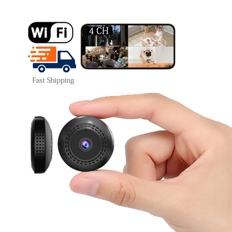 Network  Security Cctv C2t Mini Wifi Camera 1080p Hd Wireless Small Mini Home Camera Security System