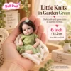 Green Knit Short Curls