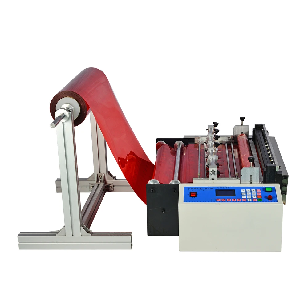 Polyester Tassel  Fabric Roll to Sheet Paper Cutting Machine