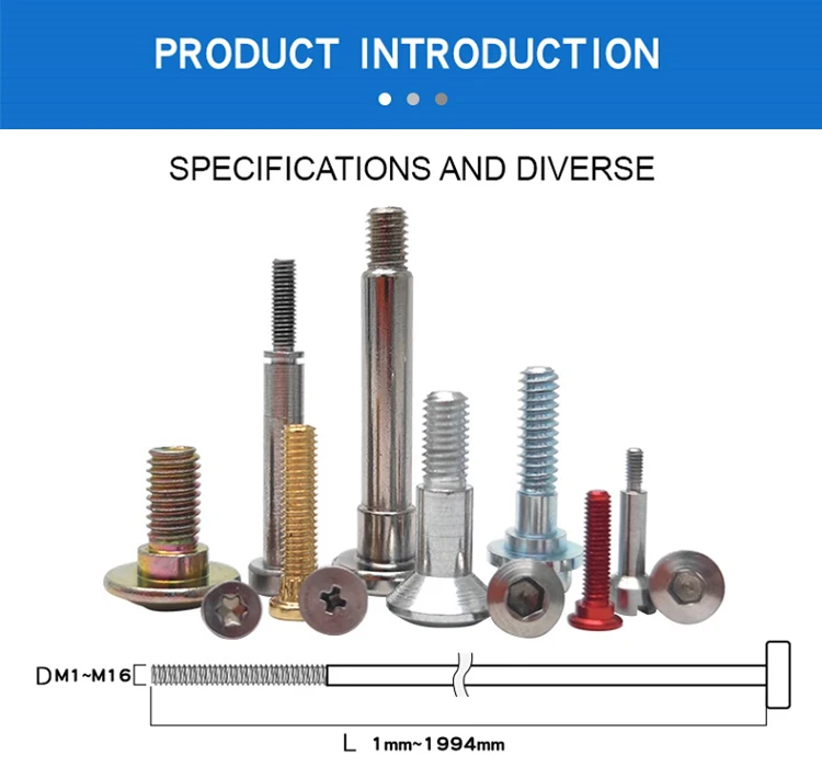 Custom Slotted Round Head Bolts Mushroom Head Coach Carriage Bolts