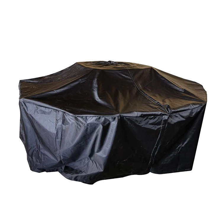 Garden Backyard Octagon Grilling Table 8 Seat Table Fire Pit With Bbq Grill Buy Octagon