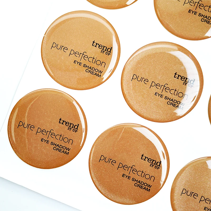 Custom 3d Label Printing Epoxy Domed Resin Sticker 3d Label Printing Sticker