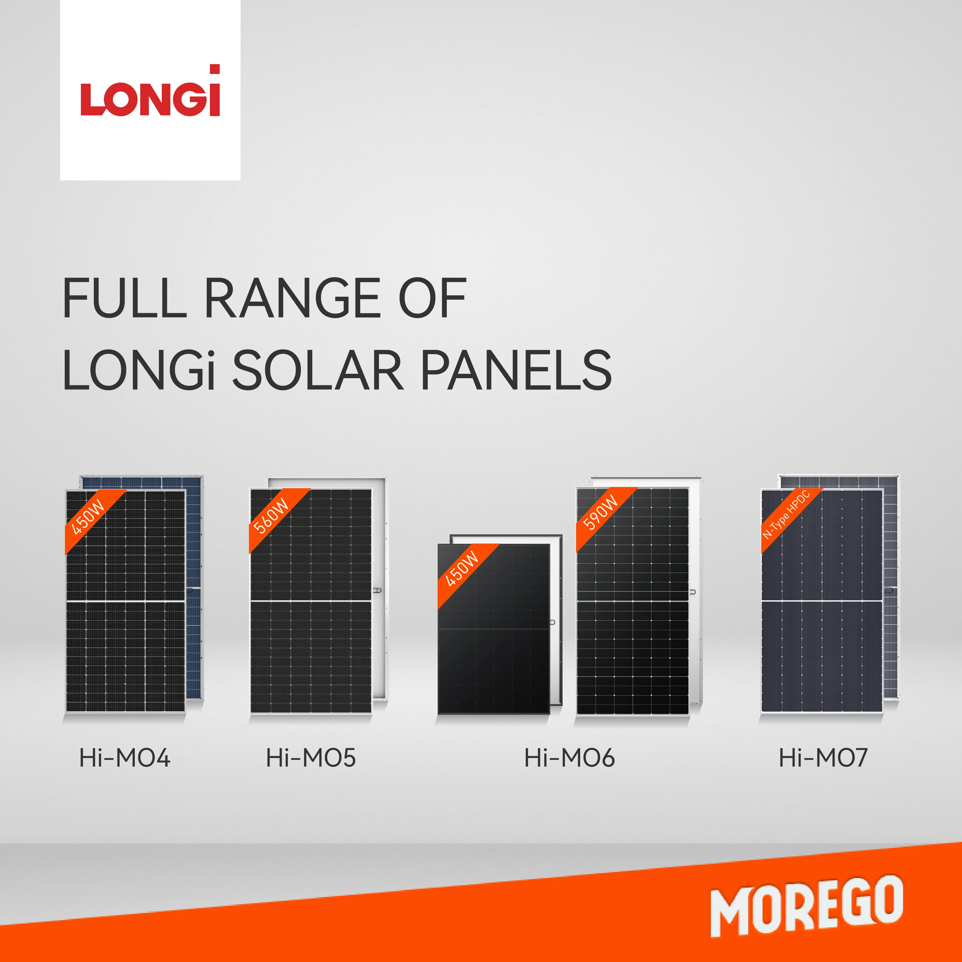 LONGI solar LR5 PV модуль 182 мм солнечные элементы 530 Вт 535 Вт 540 Вт 545 Вт 550 Вт двойная стеклянная Двусторонняя солнечная панель