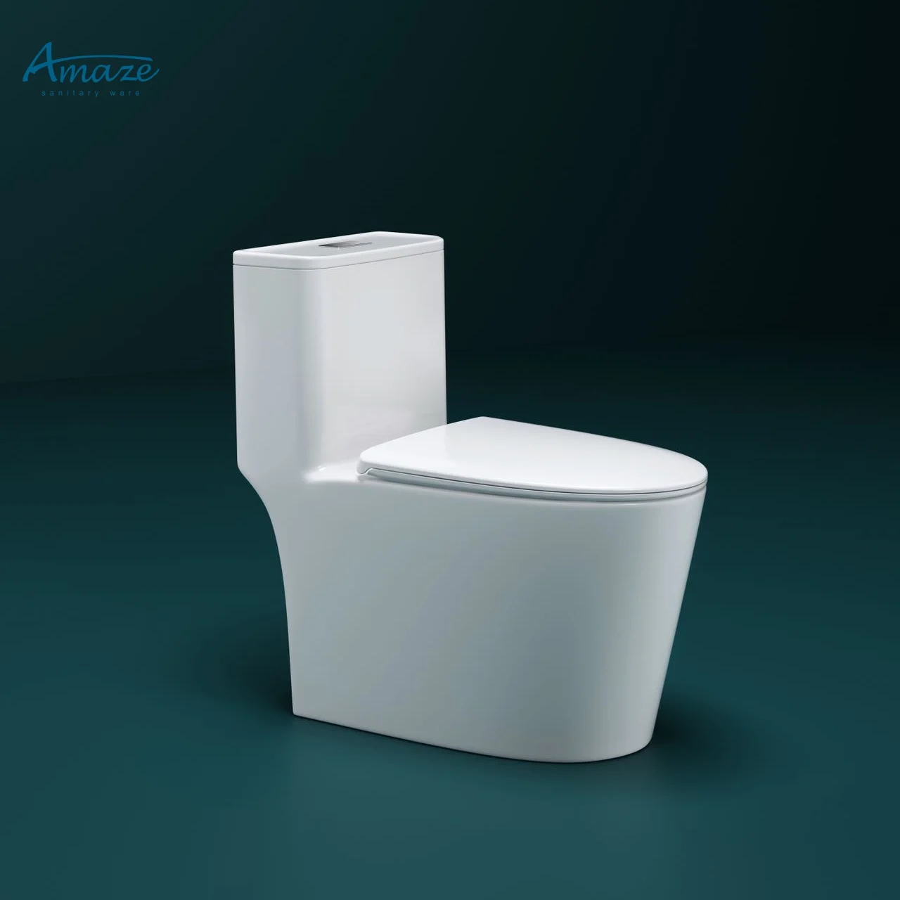 High quality ceramic sanitary ware dual flush toilet bathroom water closet one piece toilet