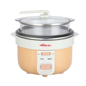 Hot Selling Small Appliances Rice Cooker Electric 1.8L Cylindrical with Steamer for Chinese Household Appliances