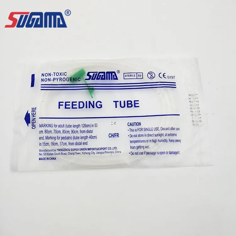All Value Type Soft Medical Disposable PVC Nasogastric Feeding Tube