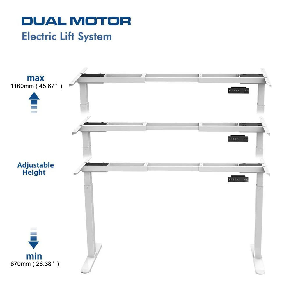 Height Adjustable Automatic Up Down Desk Lifting Smart Table - Buy ...