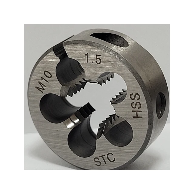 [DS TECH STC] HSS ROUND DIES Adjustable Alloy Steel High Speed Steel Thread Round Die for Thread Cutting KOTRA