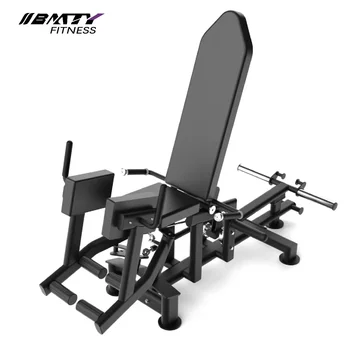 BM Customized logo Commercial Fitness Equipment - Dual 45-degree Hip Extension Hip Booster Hip Thrust Machine - Optional Colors
