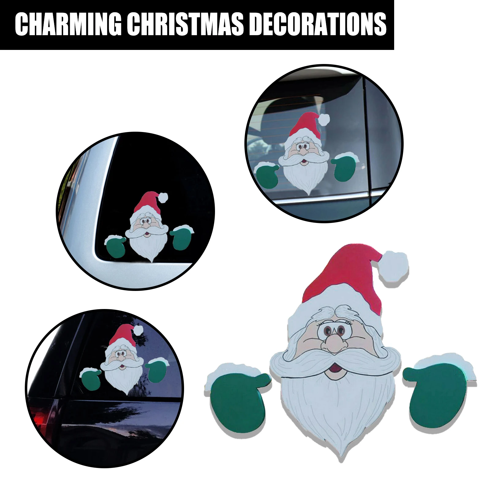 car christmas stickers