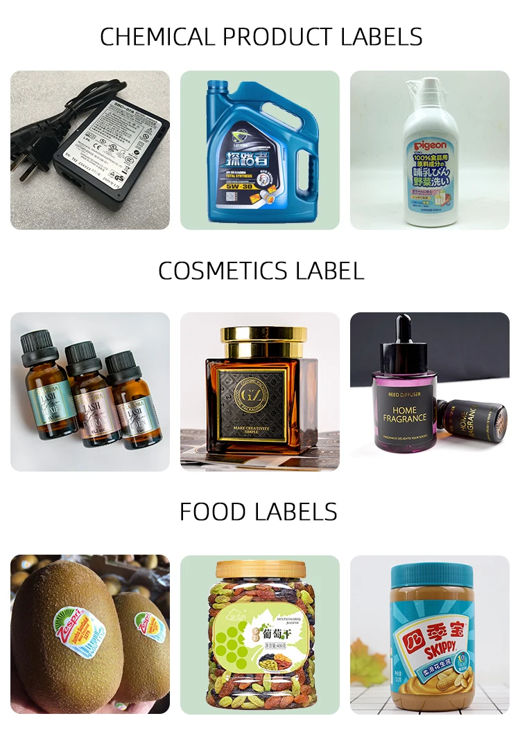 Custom Cosmetics Product Logo Bottle - Waterproof Labels