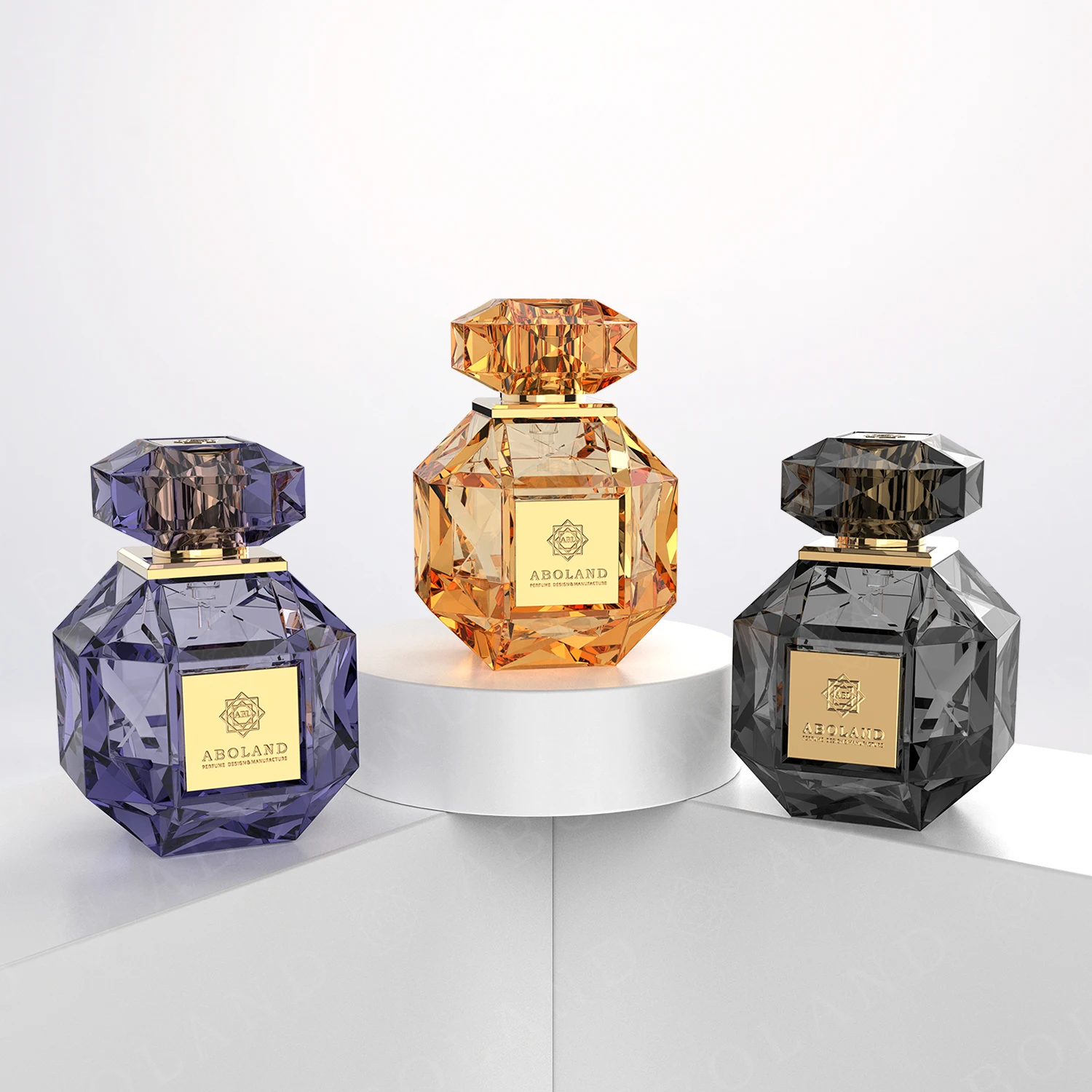 ABL Design Irregular Perfume Bottle Customize Parfum Bottle Unique Luxury Bottle
