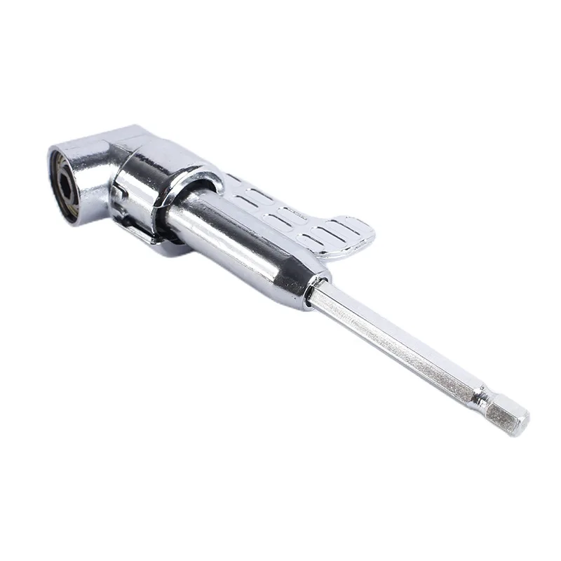 Highly Practical Electric Power Steel Handle Screwdriver 105 Degree Curved Angler Extension Chrome Finish Hardware Tools OEM