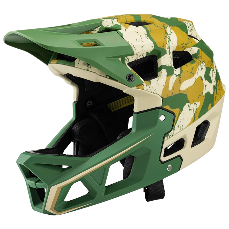 Adjustable Outdoor Protective Sports Adult Custom Downhill MTB Bike Helmet Safety Full Face Helmet for Enduro All-mountain Trail Adjustable Outdoor Protective Sports Adult Custom Downhill MTB Bike Helmet Safety Full Face Helmet for Enduro All-mountain Trail