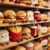 Peluches con temática de comida (contáctanos para el catálogo)