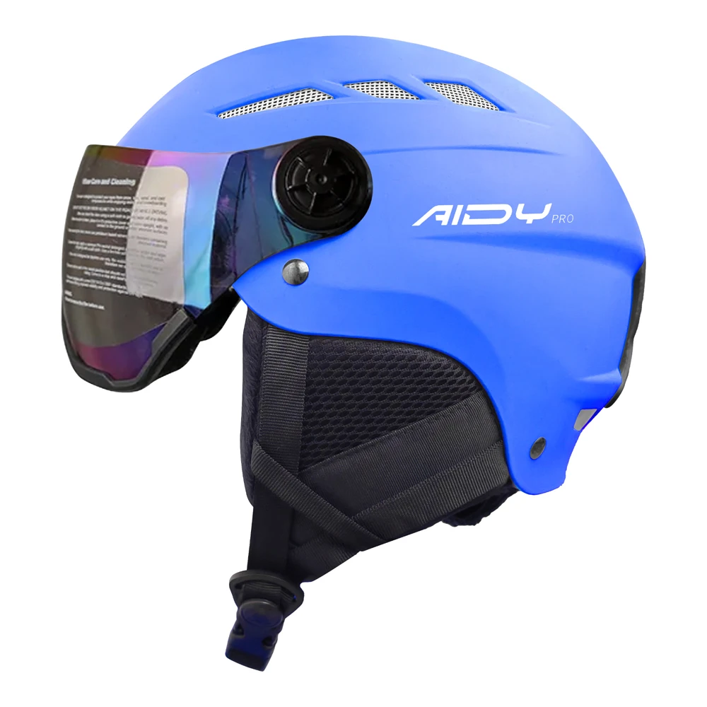 OEM Factory Skiing Helmets with Goggle Safety CE En1077 Approved Snowboard Helmet Winter Snow Sport Helmet Kids Youth Adults