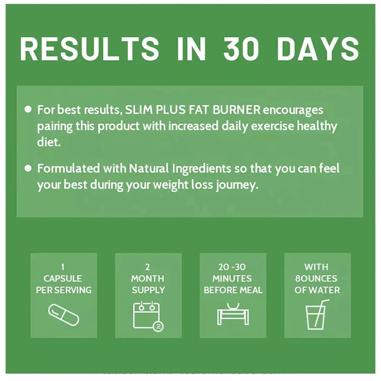 Factory Direct Sale Halal Natural Herbal Weight Loss Pills Fast Burn