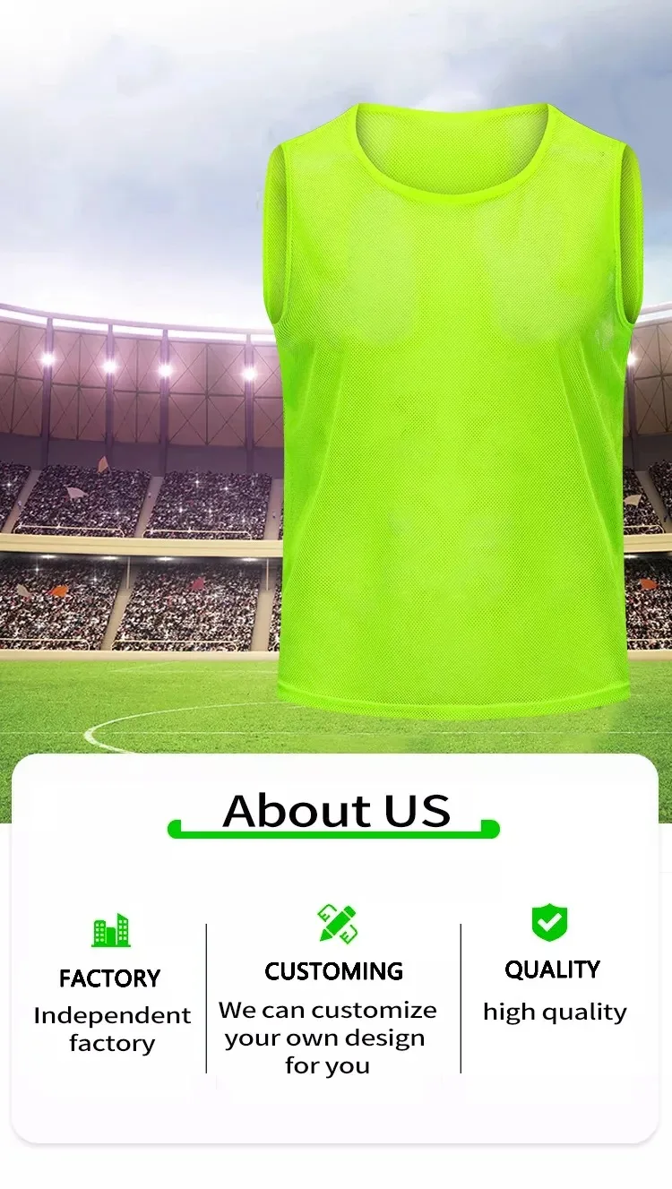 Sublimated Football Vest Soccer Training Mesh Vests Soccer Bibs Buy
