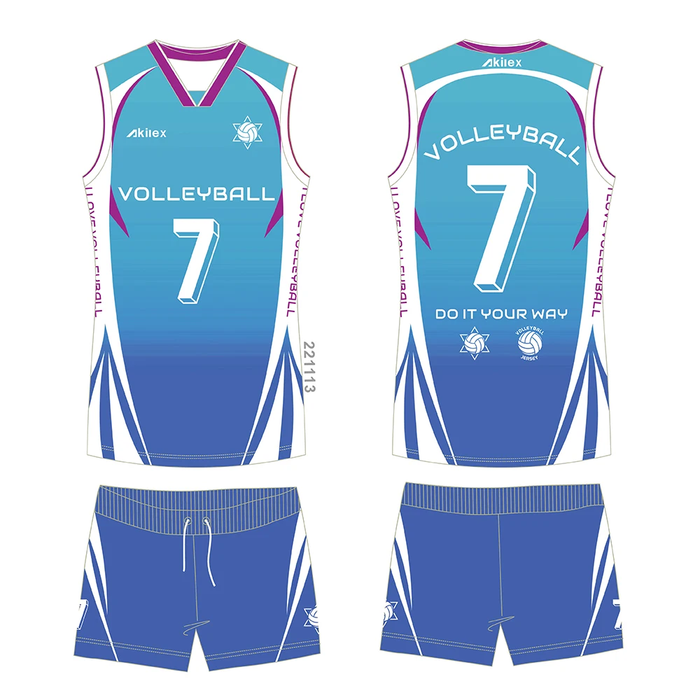 Custom New Design Latest High Quality Volleyball Uniform Designs Volleyball Shirt Beach Volleyball Jerseys
