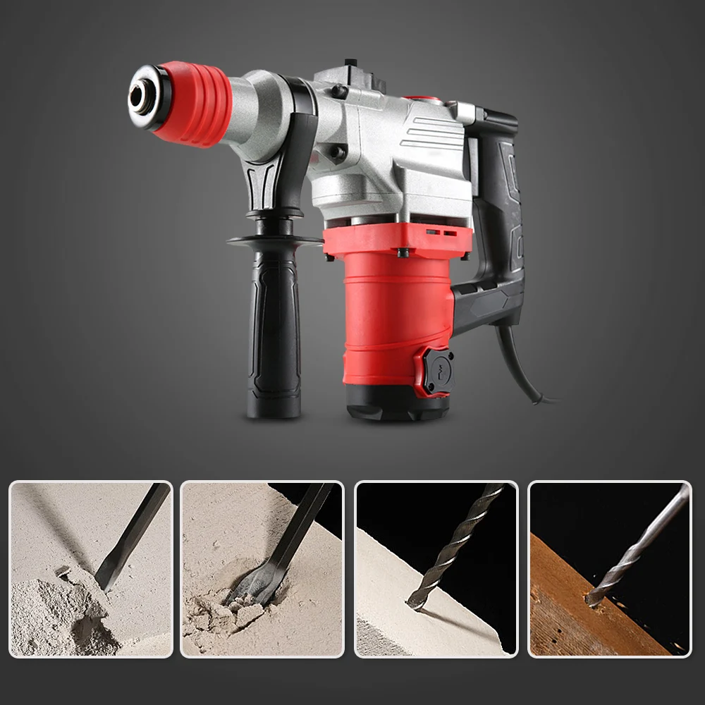 2200W Heavy duty Electric Impact Drill Multifunction Hand Hammer Drill set DHL 