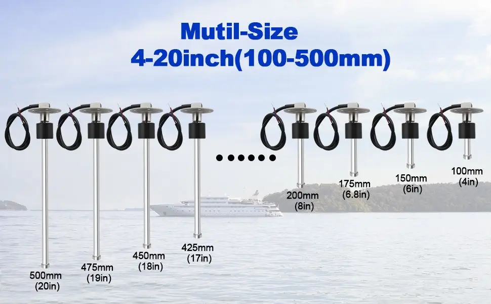 Float Type Fuel Level Gauge For Oil Diesel Tank Measurement Hvs Hms
