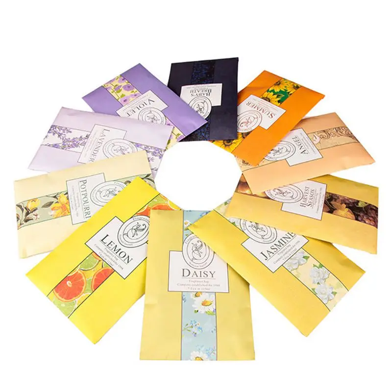 elegant handmade hanging scented sachet  non toxic eco friendly sgs certified  long lasting fragrance  ideal for closet drawer bedroom office and wedding favors-4