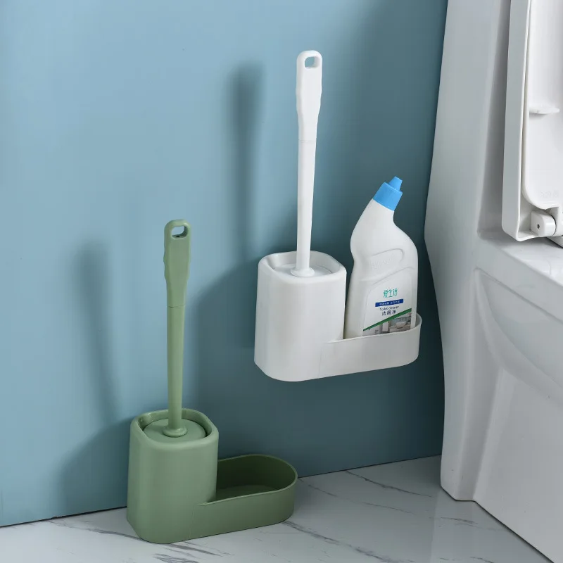Plastic Silicone Toilet Bowl Cleaner Brush Bathroom Toilet Cleaning Brush  Holder Set - Buy Plastic Silicone Toilet Bowl Cleaner Brush Bathroom Toilet  Cleaning Brush Holder Set Product on