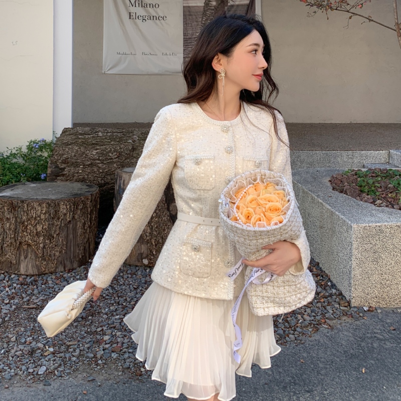 meing peplum tweed tops【新品未使用】 meing peplum tweed tops【新品未使用】 トップス