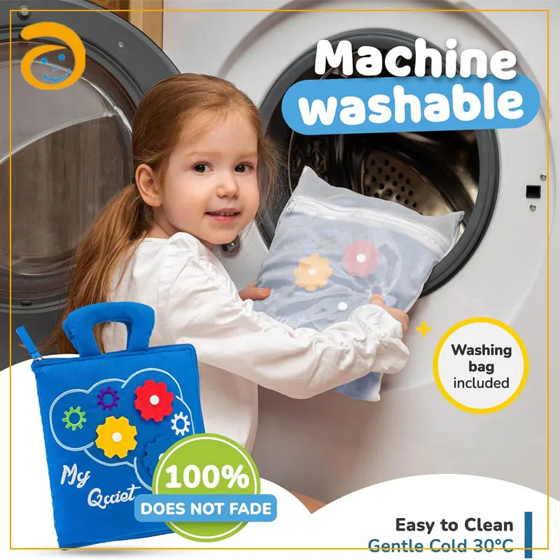 Quiet Book Montessori Toys Busy Book For Toddlers Travel With Preschool