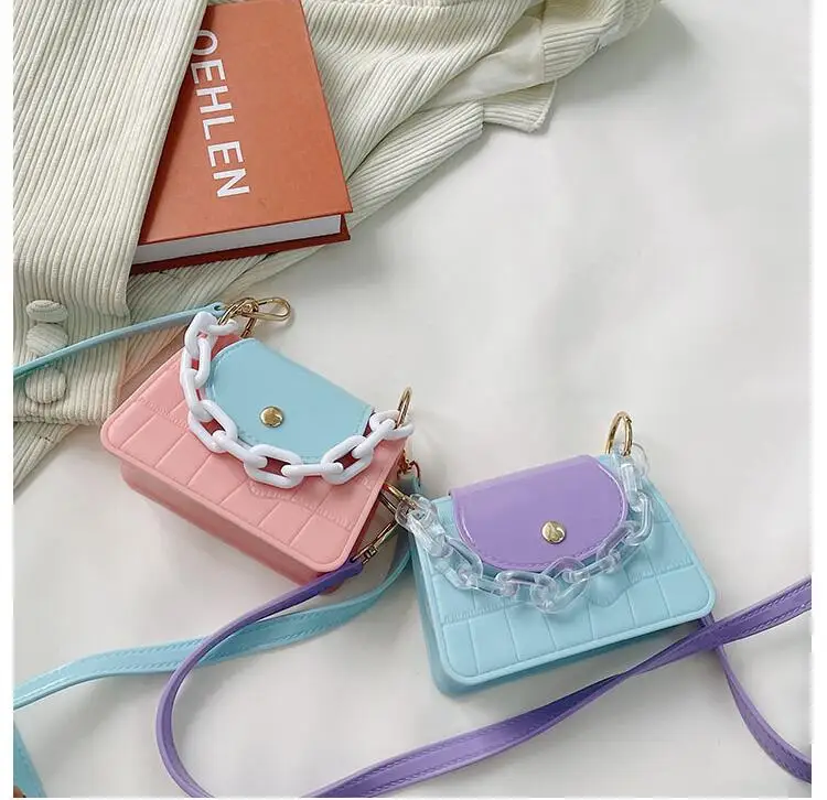 2021 Summer mini jelly bags women jelly pvc purse fashion designer handbags for women kids jelly purses