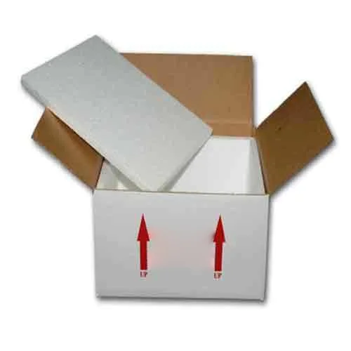 China Company Frozen Food Seafood Packaging Transport Insulated Carton Box Styrofoam Shipping Box