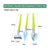 Ensemble de 3 pièces avec poignée en plastique galvanisé DR
